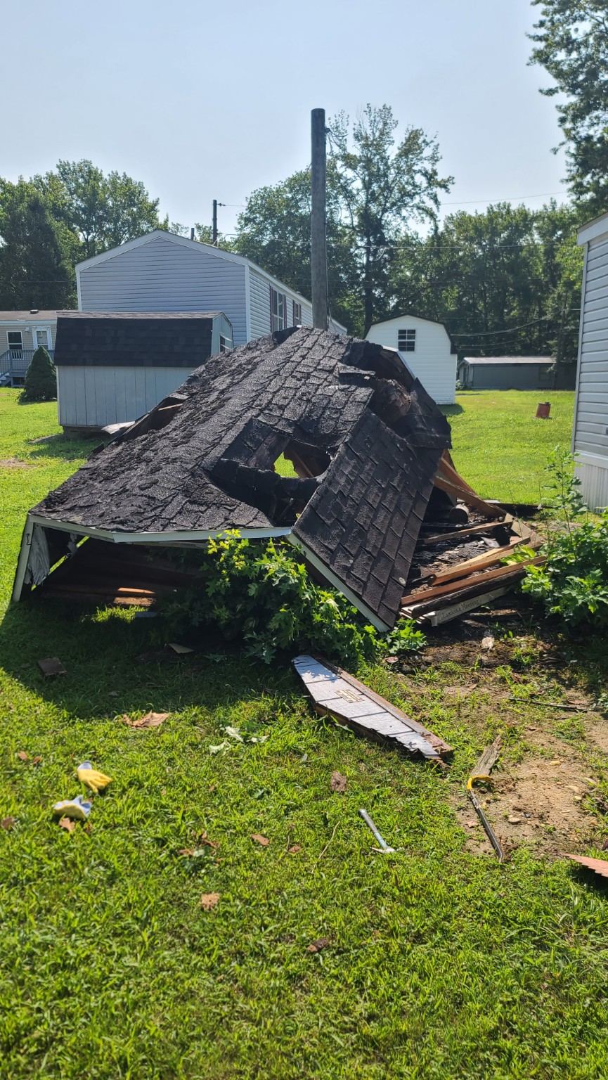 Shed removal project